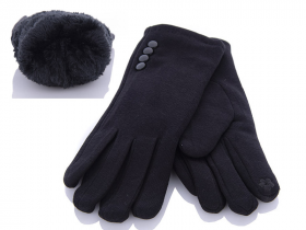 Ronaerdo 004 трикотаж мех (зима) перчатки женские