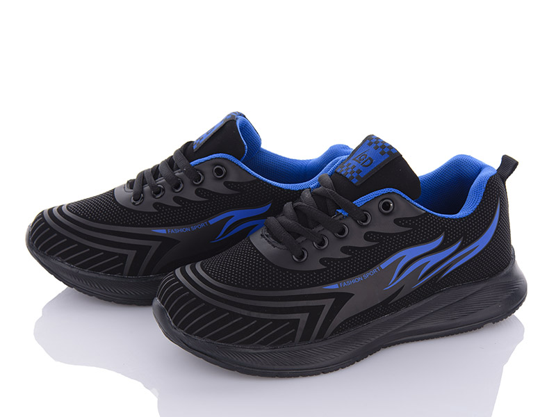Lqd W121 black-blue (деми) кроссовки 