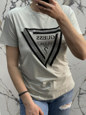 No Brand 4751 grey (лето) футболка женские