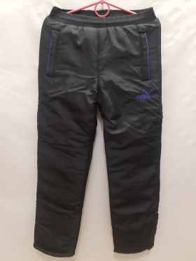 No Brand 48-1 black-blue (зима) штаны спорт 
