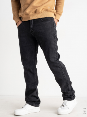 No Brand 0112 black (деми) джинсы мужские