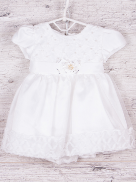 No Brand L9011 white (деми) платье детские