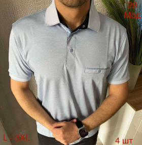 No Brand 29 l.blue (лето) футболка мужские