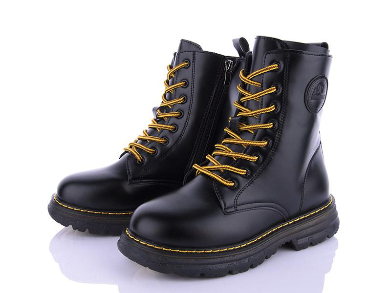Ailaifa LX12 black (деми) ботинки женские