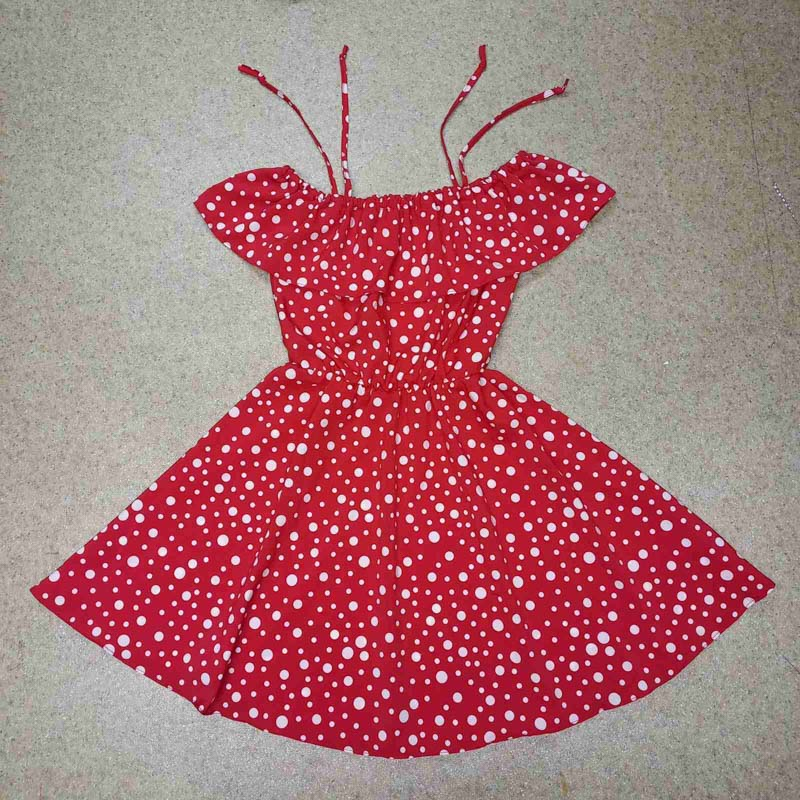 No Brand Q001-12 red (лето) платье детские