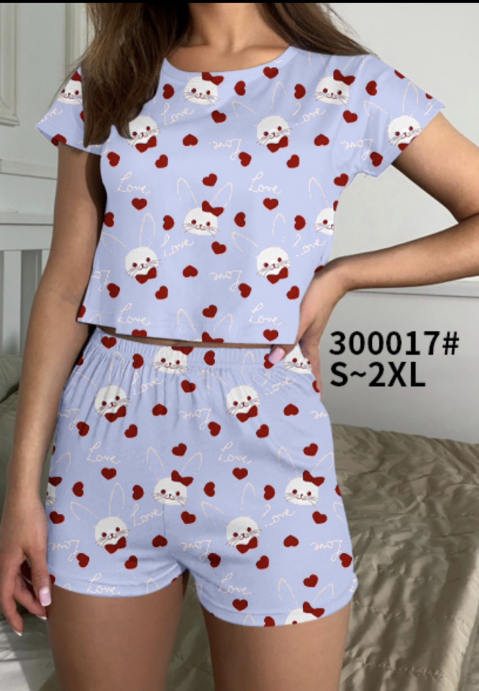 No Brand 300017 lilac (лето) пижама женские