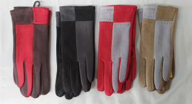 No Brand 20 mix (зима) перчатки женские
