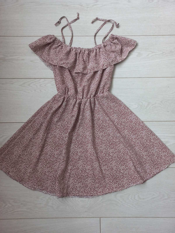 No Brand Q001-14 brown (лето) платье детские