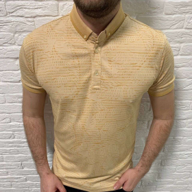 No Brand S1114 yellow (лето) футболка мужские