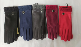 No Brand 21 mix (зима) перчатки женские