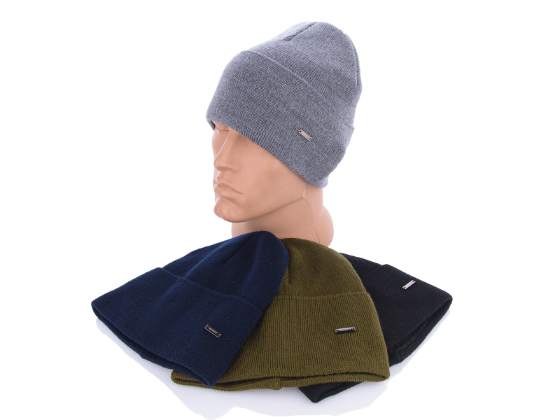 No Brand AS01 mix (зима) шапка мужские
