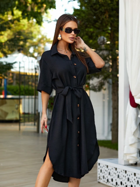 No Brand 3040 black (лето) платье женские