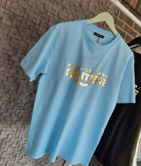 No Brand 102 l.blue (лето) футболка мужские