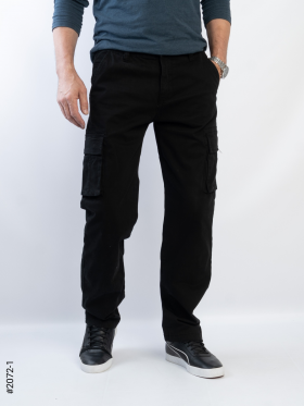 No Brand 2072-1 black (деми) джинсы мужские