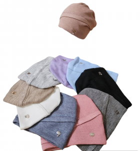 No Brand 742 mix (зима) шапка мужские