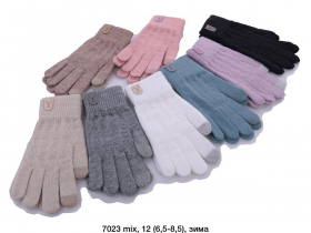 No Brand 7023 mix (зима) перчатки женские