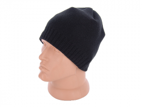 No Brand AS02-2 black (зима) шапка мужские