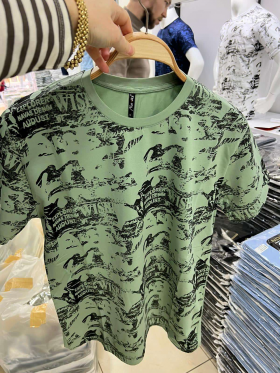 No Brand 1 green (лето) футболка мужские