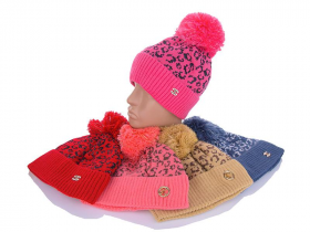 No Brand F0023 mix (зима) шапка женские