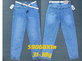 No Brand S9068X1 l.blue (деми) джинсы женские