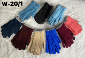 No Brand W20-1 mix (зима) перчатки женские
