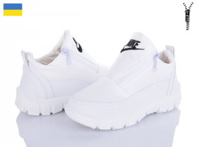 No Brand АС4 білий (зима) ботинки женские