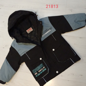No Brand 21813 black (деми) куртка детские