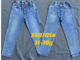 No Brand S9070S l.blue (деми) джинсы женские