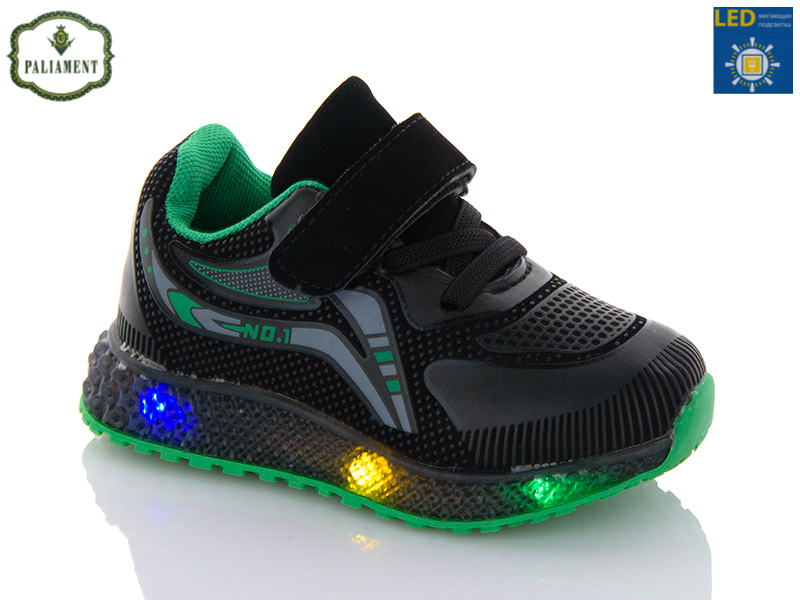 Paliament SP232 -2 LED (деми) кроссовки детские