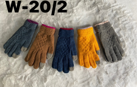 No Brand W20-2 mix (зима) перчатки женские