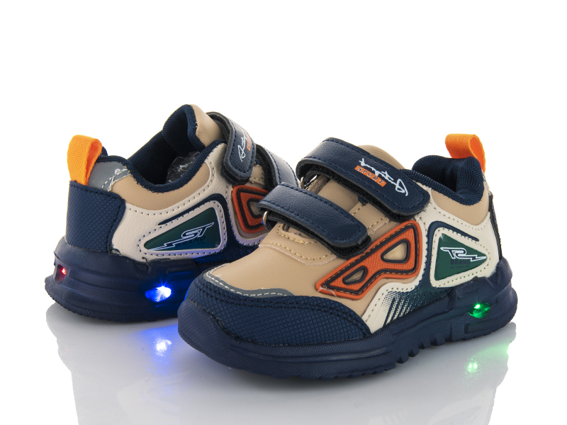Bbt H5768-6 LED (деми) кроссовки детские