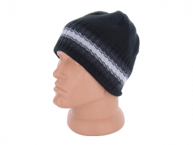 No Brand AS05-1 black (зима) шапка мужские