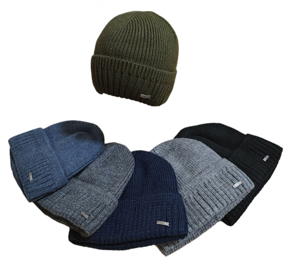No Brand 875 mix (зима) шапка 