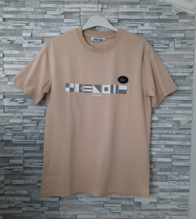 No Brand 109 beige (лето) футболка мужские