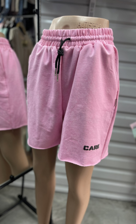 No Brand 89 pink (лето) шорты женские