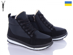 Львов База Bromen B&amp;R Е16 чорний чп (зима) ботинки женские