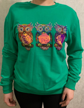 No Brand 0126 green (деми) свитер женские