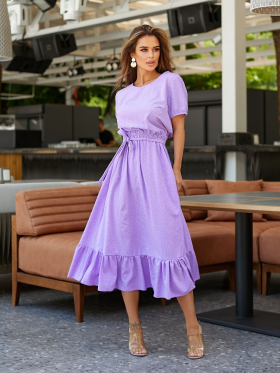 No Brand 8070 lilac (лето) платье женские