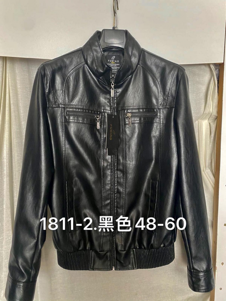 No Brand 1811-2 black (деми) куртка мужские