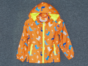 No Brand Cyr16 orange (деми) куртка детские