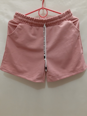 No Brand 290550 pink (лето) шорты женские