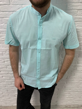 No Brand Батал S1253 mint (лето) рубашка мужские