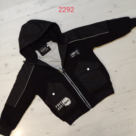 No Brand 2292 black (деми) куртка детские