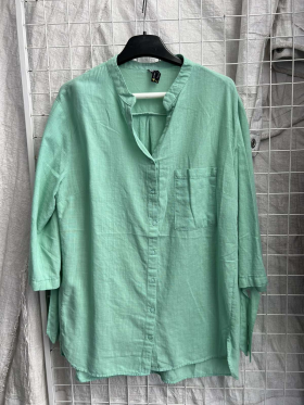 No Brand 2546 mint (деми) рубашка женские