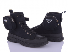 Violeta 20-884-1 black (деми) ботинки женские