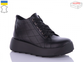 No Brand 7065 черный (деми) ботинки женские