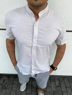 No Brand 1893 white (лето) рубашка мужские