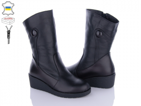 No Brand 4004-1 чорний (зима) ботинки женские
