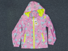 No Brand Cyr21 pink (деми) куртка детские