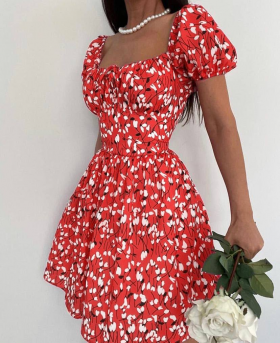 No Brand 283 red (лето) платье женские